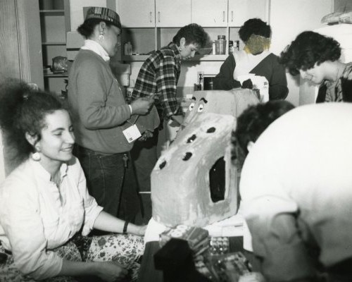 Janet organized a series of art workshops for women with AIDS in the Fall of 1988.