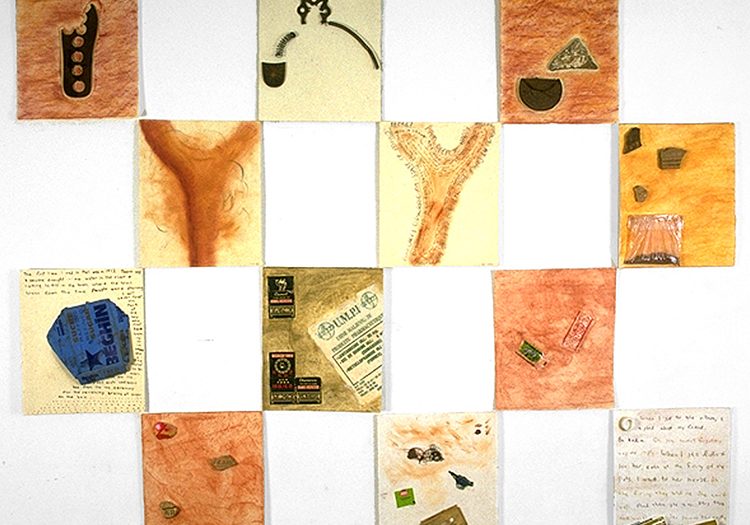 Cadeaux De Le Rue 2 (Gifts From the Streets) 4 feet x 6 feet, mixed media, 1999